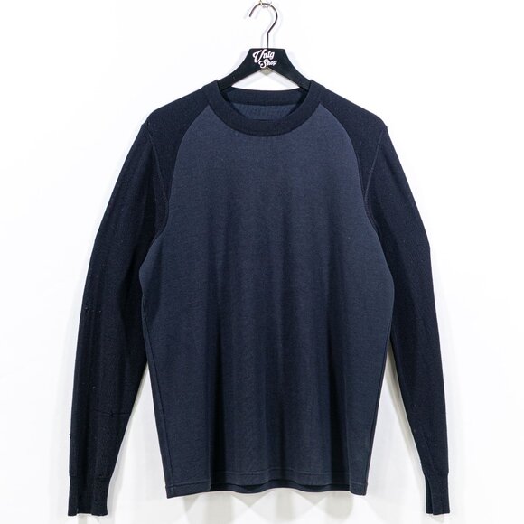 Martin Margiela Raglan Wool Cotton Sweater AW06 Large  *has multiple holes* - Picture 1 of 16